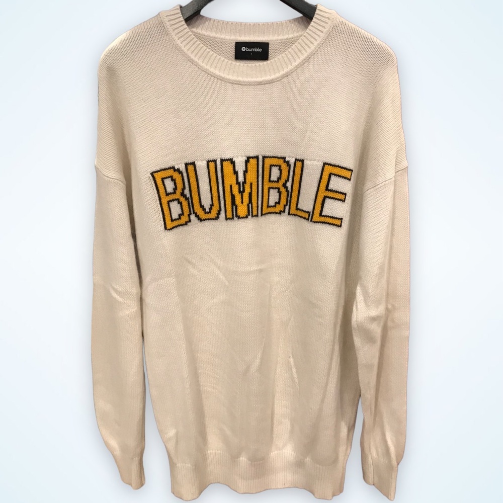Acrylic BUMBLE Crew Neck Sweater - LG